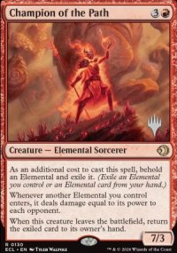 Champion of the Path - Planeswalker symbol stamped promos