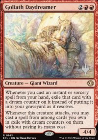 Goliath Daydreamer - Planeswalker symbol stamped promos