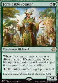 Formidable Speaker - Planeswalker symbol stamped promos