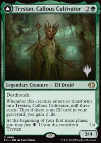 Trystan, Callous Cultivator - Planeswalker symbol stamped promos