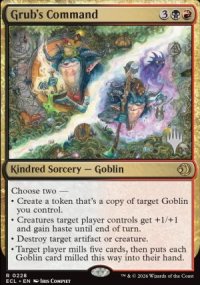 Grub's Command - Planeswalker symbol stamped promos