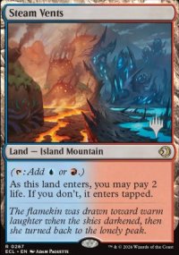 Steam Vents - Planeswalker symbol stamped promos