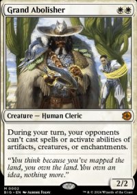 Grand Abolisher - Planeswalker symbol stamped promos