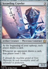 Scrawling Crawler - Planeswalker symbol stamped promos