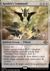 Kozilek's Command - Planeswalker symbol stamped promos
