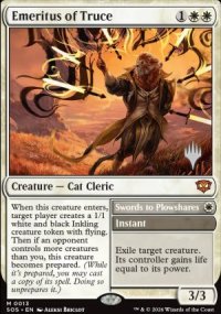 Emeritus of Truce - Planeswalker symbol stamped promos