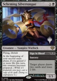 Sign in Blood - Planeswalker symbol stamped promos