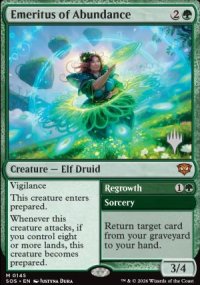 Regrowth - Planeswalker symbol stamped promos