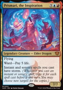 Prismari, the Inspiration - Planeswalker symbol stamped promos