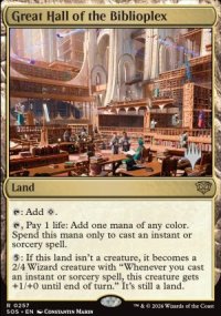Great Hall of the Biblioplex - Planeswalker symbol stamped promos