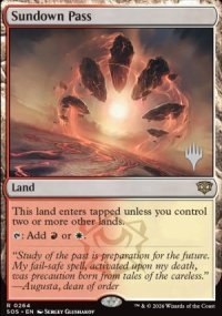Sundown Pass - Planeswalker symbol stamped promos