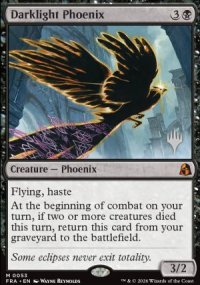 Darklight Phoenix - Planeswalker symbol stamped promos