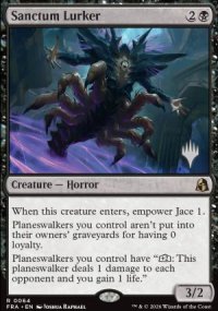 Sanctum Lurker - Planeswalker symbol stamped promos