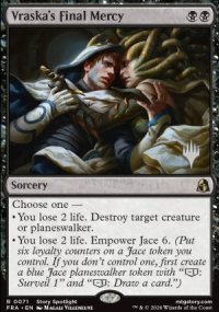 Vraska's Final Mercy - Planeswalker symbol stamped promos