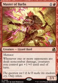 Master of Barbs - Planeswalker symbol stamped promos