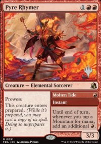 Pyre Rhymer - Planeswalker symbol stamped promos