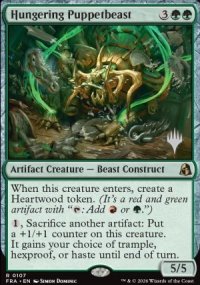 Hungering Puppetbeast - Planeswalker symbol stamped promos