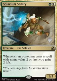 Solarium Sentry - Planeswalker symbol stamped promos