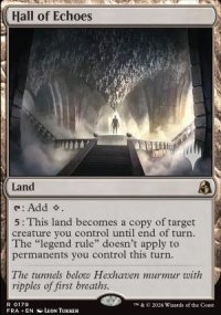 Hall of Echoes - Planeswalker symbol stamped promos