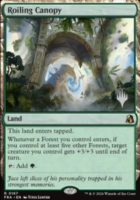 Roiling Canopy - Planeswalker symbol stamped promos