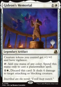 Gideon's Memorial - Planeswalker symbol stamped promos