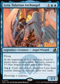 Lyra, Tolarian Archangel - Planeswalker symbol stamped promos