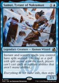 Samut, Tyrant of Naktamun - Planeswalker symbol stamped promos