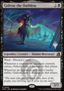 Gideon the Oathless - Planeswalker symbol stamped promos