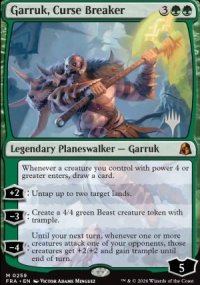 Garruk, Curse Breaker - Planeswalker symbol stamped promos