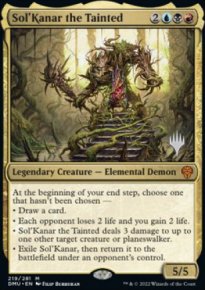 Sol'Kanar the Tainted - Planeswalker symbol stamped promos