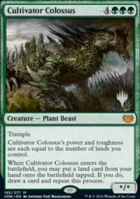 Cultivator Colossus - Planeswalker symbol stamped promos