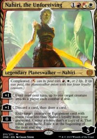 Nahiri, the Unforgiving - Planeswalker symbol stamped promos