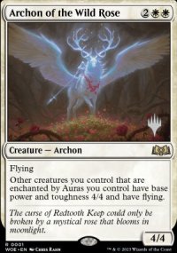 Archon of the Wild Rose - Planeswalker symbol stamped promos