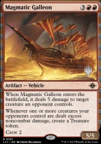 Magmatic Galleon - Planeswalker symbol stamped promos