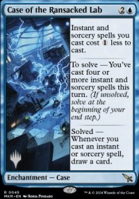Case of the Ransacked Lab - Planeswalker symbol stamped promos