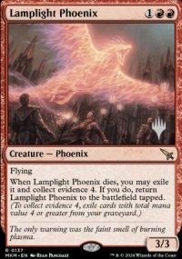 Lamplight Phoenix - Planeswalker symbol stamped promos