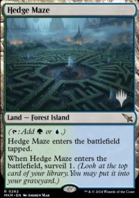 Hedge Maze - Planeswalker symbol stamped promos