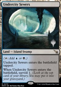 Undercity Sewers - Planeswalker symbol stamped promos