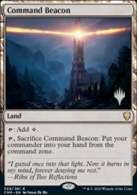 Command Beacon - Planeswalker symbol stamped promos