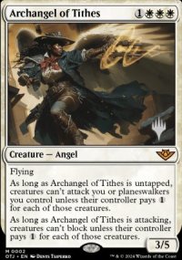 Archangel of Tithes - Planeswalker symbol stamped promos