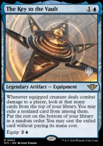 The Key to the Vault - Planeswalker symbol stamped promos