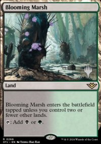 Blooming Marsh - Planeswalker symbol stamped promos