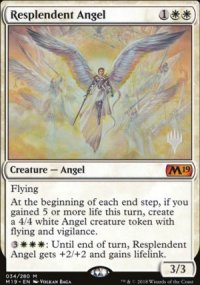 Resplendent Angel - Planeswalker symbol stamped promos