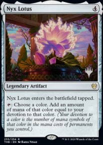 Nyx Lotus - Planeswalker symbol stamped promos