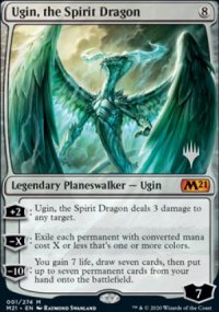 Ugin, the Spirit Dragon - Planeswalker symbol stamped promos