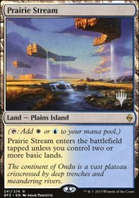 Prairie Stream - Planeswalker symbol stamped promos