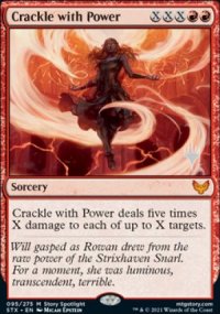Crackle with Power - Planeswalker symbol stamped promos