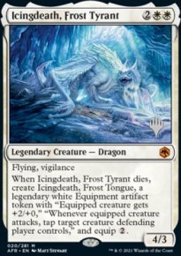 Icingdeath, Frost Tyrant - Planeswalker symbol stamped promos