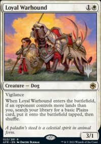 Loyal Warhound - Planeswalker symbol stamped promos