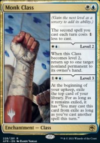 Monk Class - Planeswalker symbol stamped promos